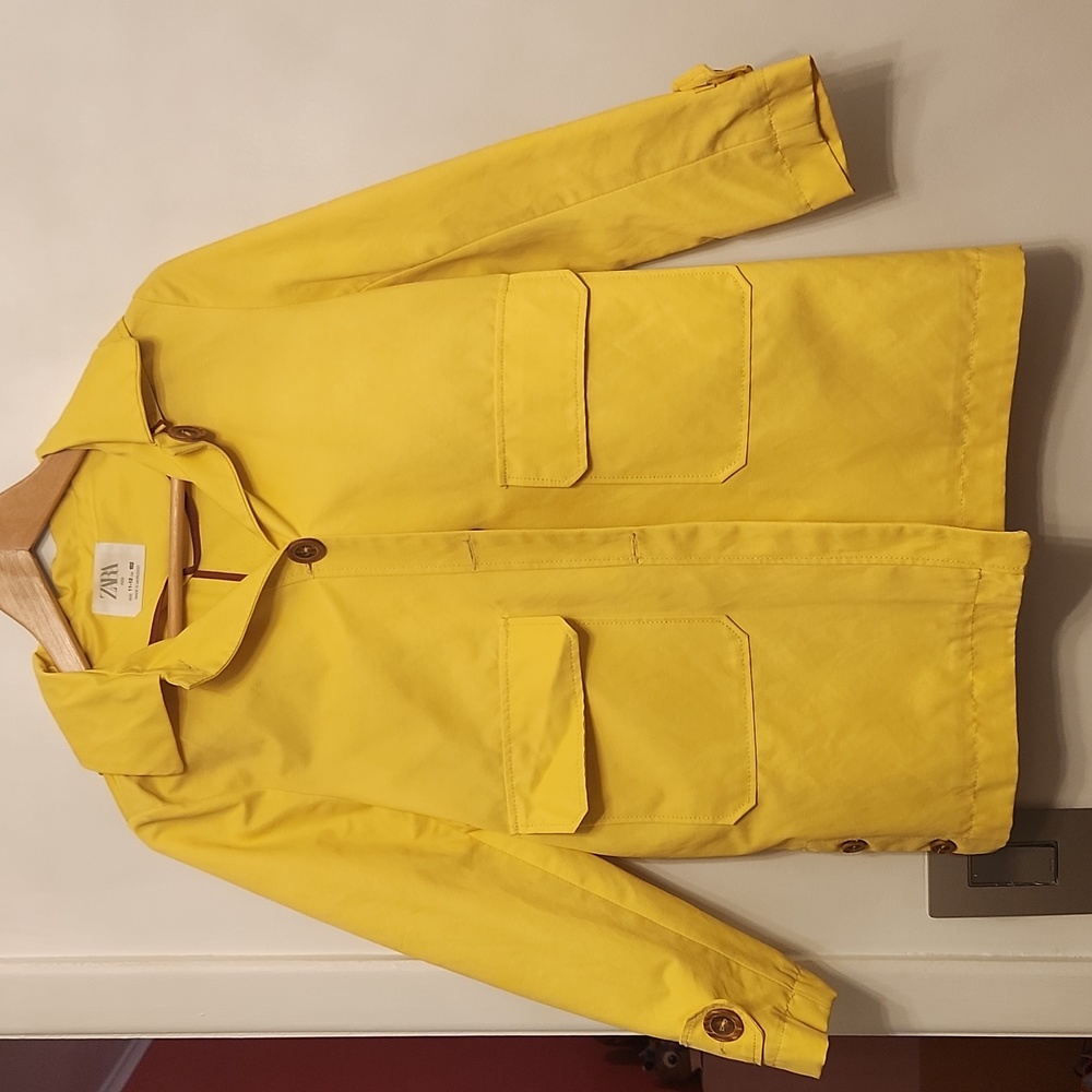 Zara rain coat, used
